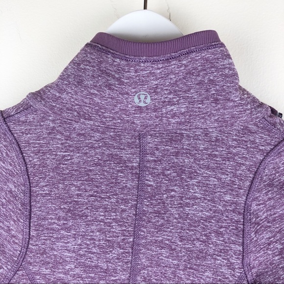 Lululemon Run Full Tilt 4 Muted Mauve 1/2 Zip HTF - Picture 9 of 10